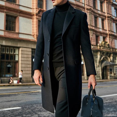 Eleganter Wollmantel für Herren - Ilmar
