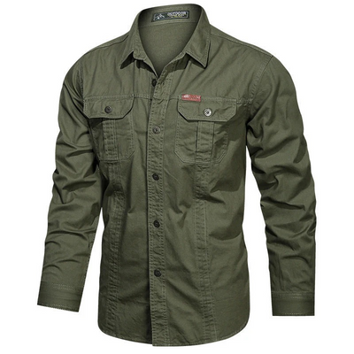 Elegantes Outdoor-Hemd für Herren | Langarm