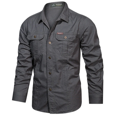 Elegantes Outdoor-Hemd für Herren | Langarm
