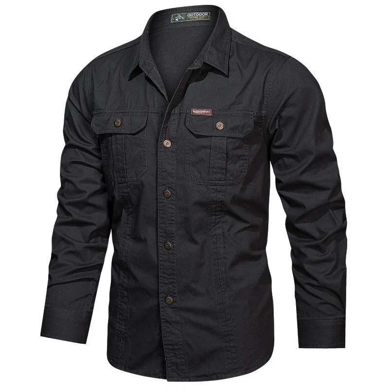 Elegantes Outdoor-Hemd für Herren | Langarm
