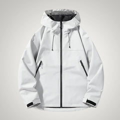 Elias | Herren Technische Wasserdichte Softshelljacke in Weiß