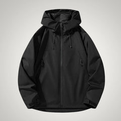 Elias | Herren Technische Wasserdichte Softshelljacke in Schwarz