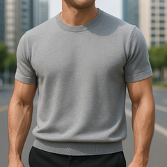 Elisa | Feines wärmendes Merino Shirt in Grau