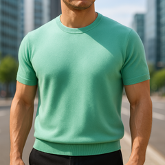 Elisa | Feines wärmendes Merino Shirt in Grün