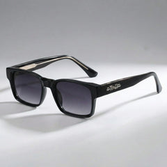 Nala | Quadratische Premium-Sonnenbrille in Schwarz