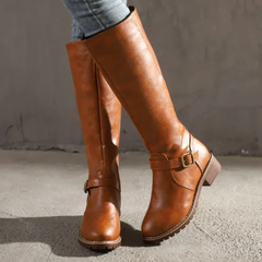 Emilia | Orthopädische Komfort Stiefel in Braun