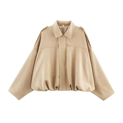 Emilia | Lässige Freizeit Bomberjacke in Beige