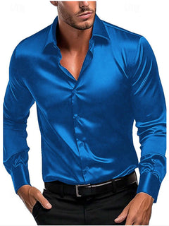 Emilian | Herren elegantes zeitloses Hemd in Blau