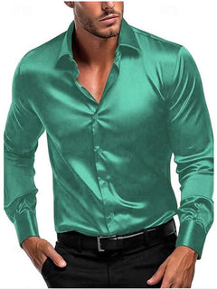 Emilian | Herren elegantes zeitloses Hemd in Meergrün