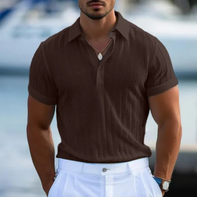 Entspanntes Poloshirt für Herren | Kurzarm