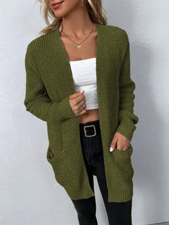 Atara | Lässige und modische Sommer Strickjacke in Grün
