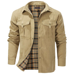 Morris - Jeansjacke in Beige