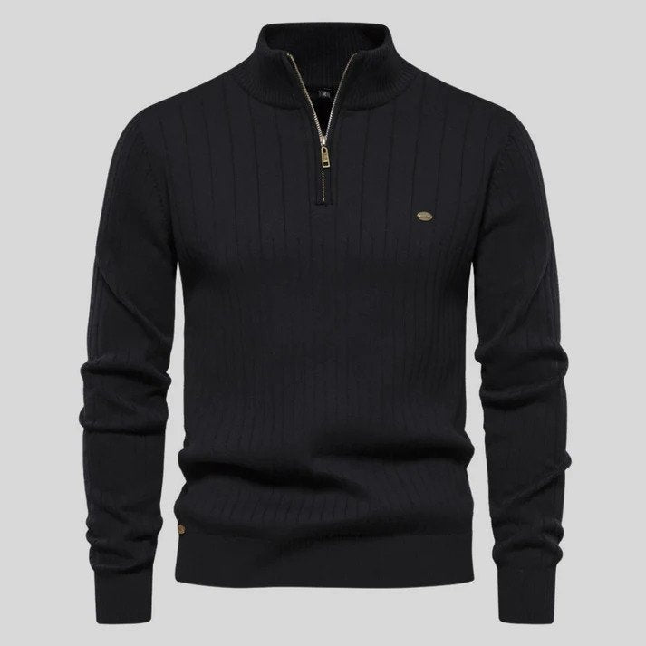 Arnold - Pullover Mit Halbem Reißverschluss