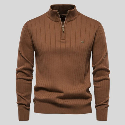 Arnold - Pullover Mit Halbem Reißverschluss