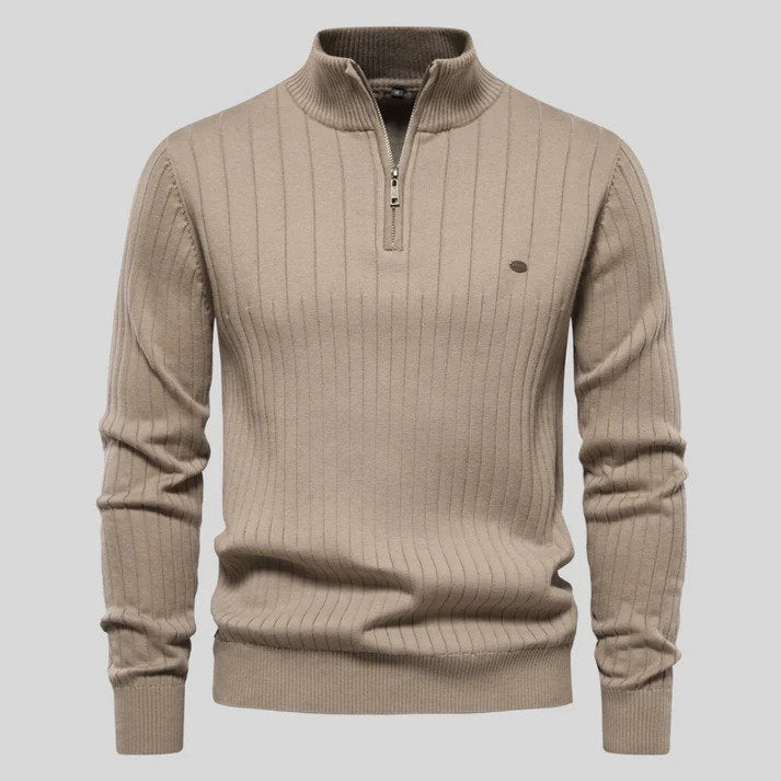 Arnold - Pullover Mit Halbem Reißverschluss