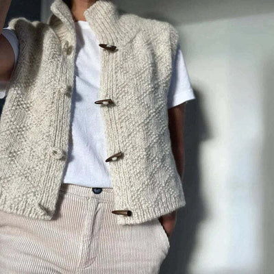 Silje - Ärmellose Strickjacke - stilvoll und vielseitig