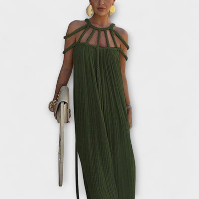 Briar - Elegantes Maxi-Kleid mit Drapierten Details