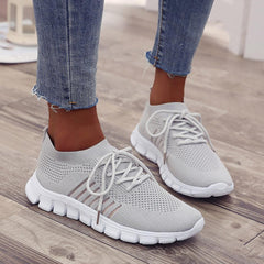 Orthopädische Komfort Damen Turnschuhe - Rochele in Grau
