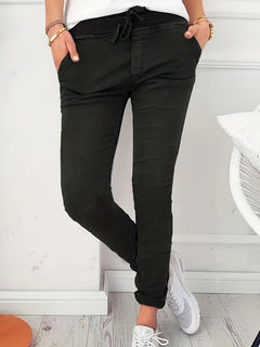 Rhea™ Relaxed-Hose in Schwarz