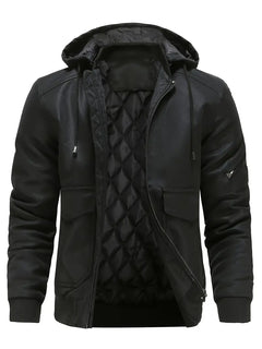 Die Arthur Lederjacke in Schwarz