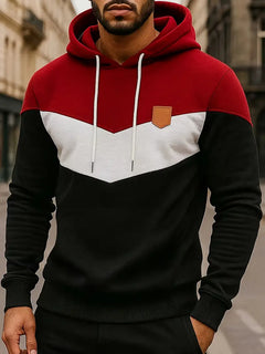 Niclas – Lässiges Kapuzensweatshirt Mit Langen Ärmeln in Rot