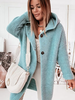 Hedwig - Gemütlicher, schicker Cardigan in Mintgrün