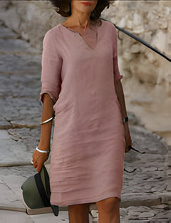 Yara | Modisches Sommerkleid in Rosa
