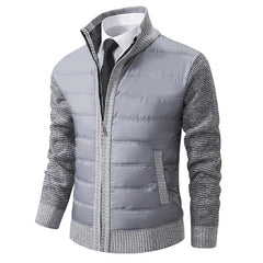 Felix | Herren Lässige Pullover Jacke in Hellgrau