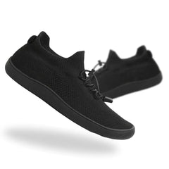 Fennja | Leichte Barfuß Sneaker in Schwarz