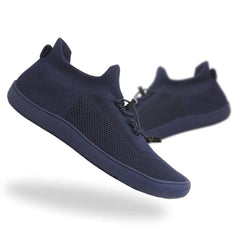 Fennja | Leichte Barfuß Sneaker in Marineblau