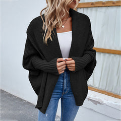 Livia - Modischer Cardigan in Schwarz