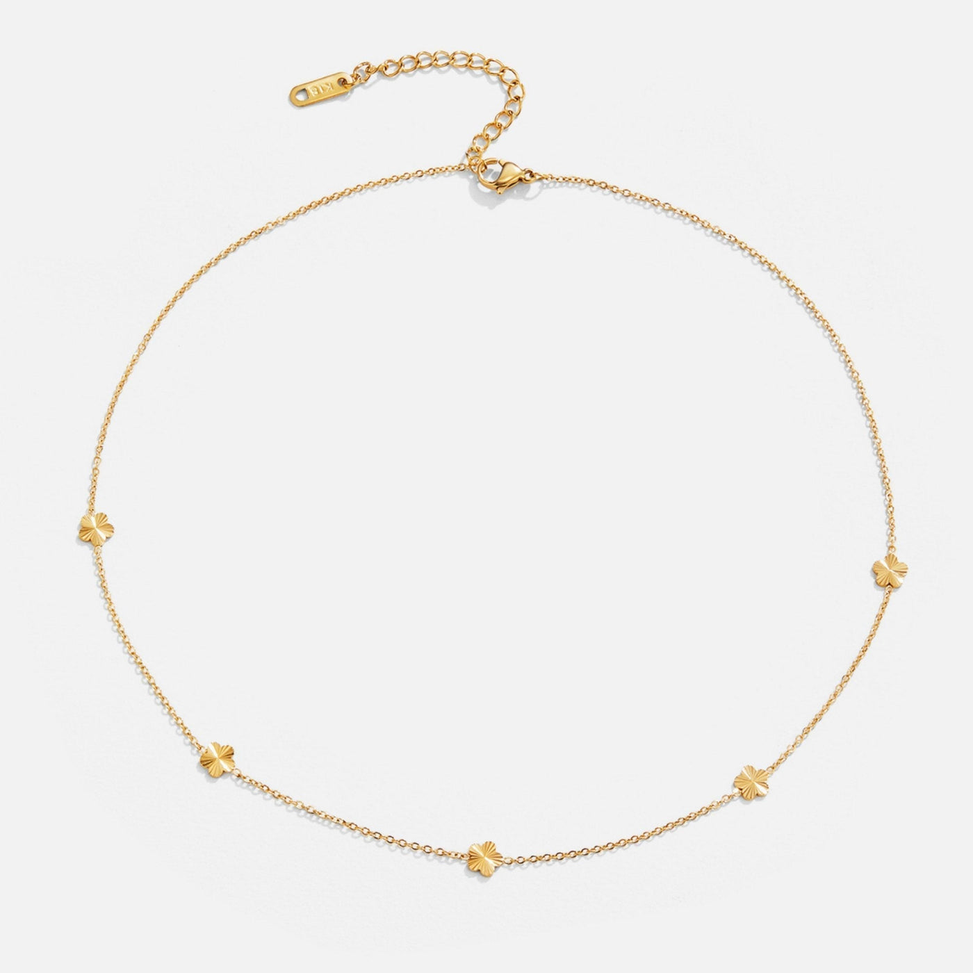 Blumen Power Goldkette Halskette