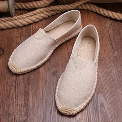 Alonzo | Elegante Herren Espadrilles in Beige