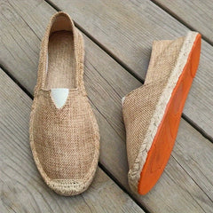 Alonzo | Elegante Herren Espadrilles in Braun