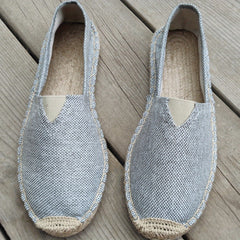 Alonzo | Elegante Herren Espadrilles in Grau
