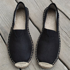 Alonzo | Elegante Herren Espadrilles in Schwarz