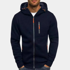 Franz | Herren Weicher Kapuzen Hoodie in Marineblau