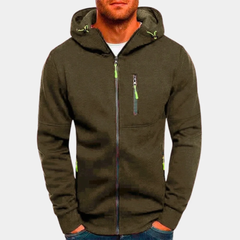 Franz | Herren Weicher Kapuzen Hoodie in Olivgrün