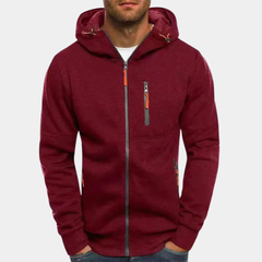Franz | Herren Weicher Kapuzen Hoodie in Rot
