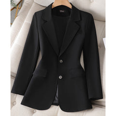 Franziska | Taillierter Eleganter Blazer in Schwarz