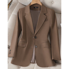 Franziska | Taillierter Eleganter Blazer in Braun