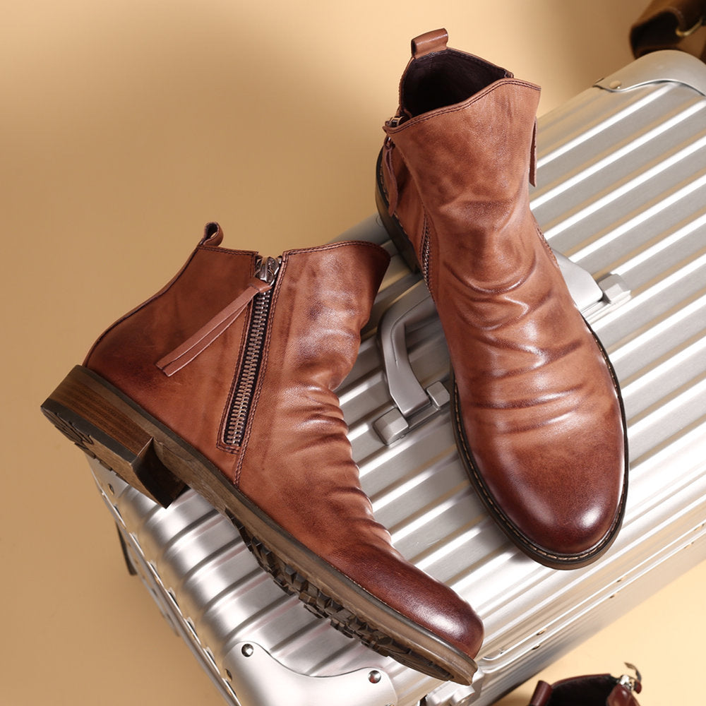 Dieter®️ | Chelsea-Stiefel aus weichem Leder