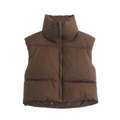 Gefütterte Damen-Winter-Strickjacke - Heidrun in Braun