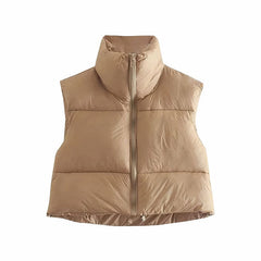 Gefütterte Damen-Winter-Strickjacke - Heidrun in Khaki