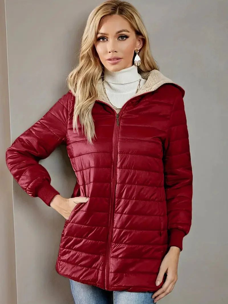 Gemütliche Jacke mit Kapuze für Frauen - Annalise