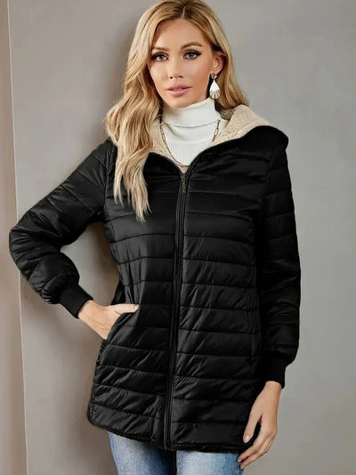 Gemütliche Jacke mit Kapuze für Frauen - Annalise