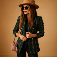 Lina | Damen Blazer elegant und maßgeschneidert in Grün