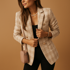 Lina | Damen Blazer elegant und maßgeschneidert in Khaki