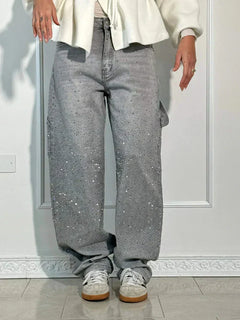 Mia | Ballonhose in Grau