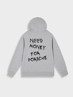 Eleganter Kapuzenpullover Unisex in Grau